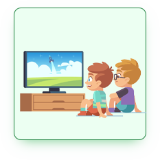 看电视、看录像